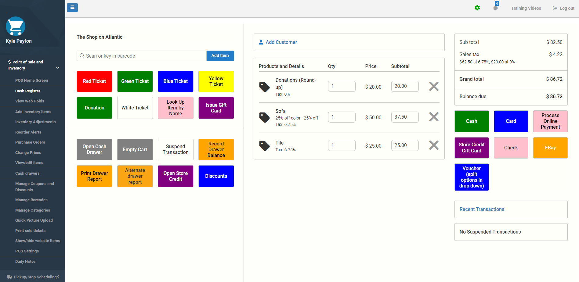 ThriftCart POS System