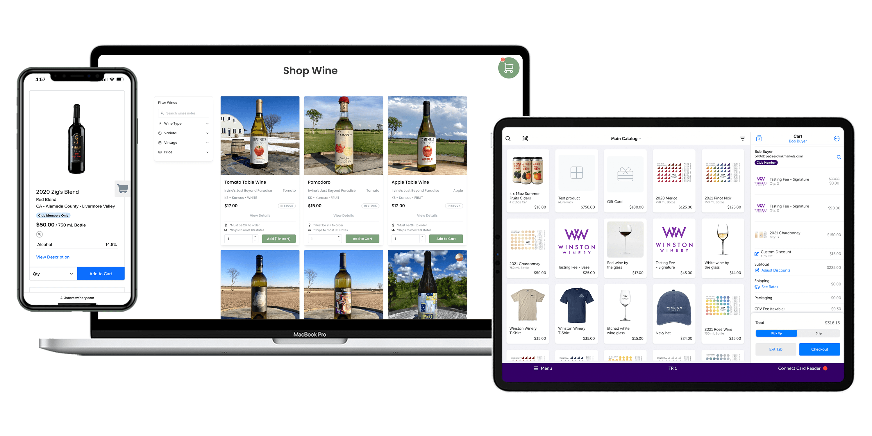 Vinoshipper POS System